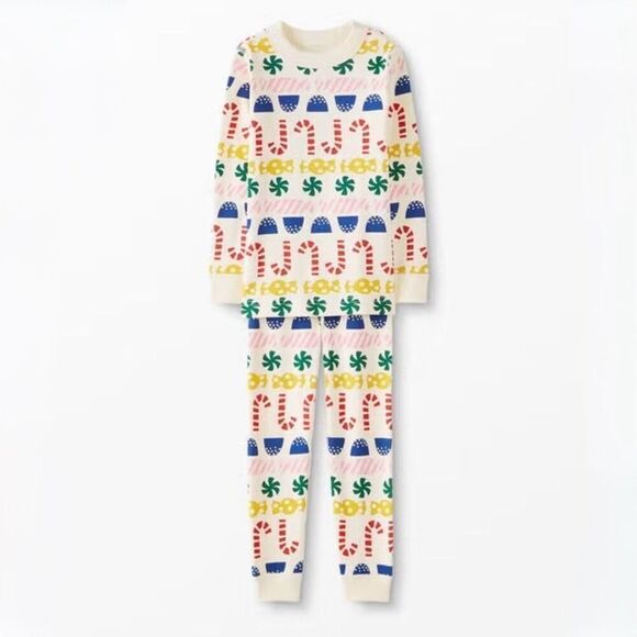 Hanna Andersson Other - Hanna Andersson size 4 Stocking Sweets Long John Pajamas